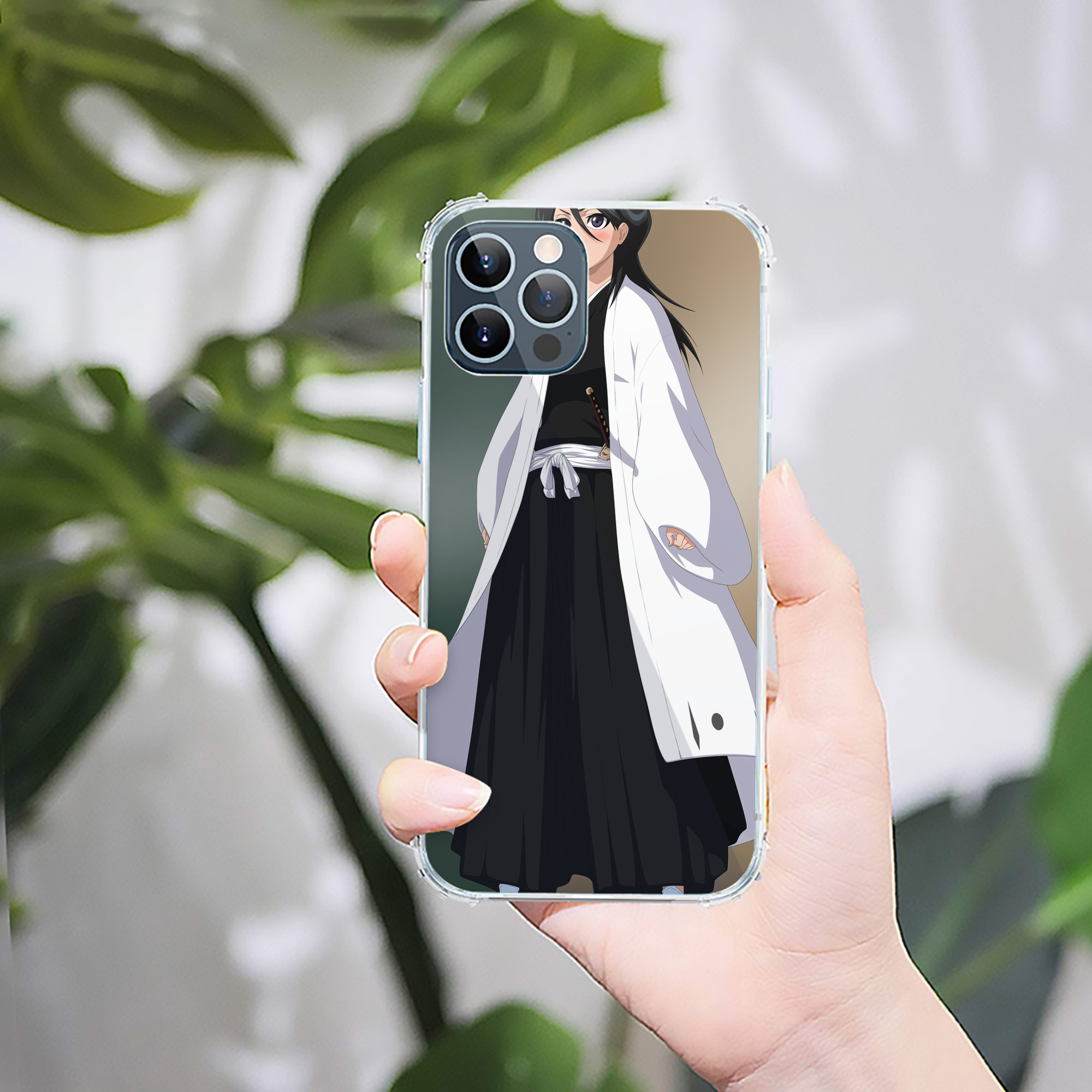 （画像用） ブリーチ BLEACH 【iPhone 12シリーズ対応】透明スマホケース（クリアソフトケース）